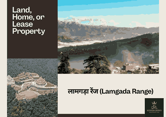 Kumaon Crown Properties – Expansive view of Lamgada Range near Almora, ideal for developing farmhouses and boutique resorts.